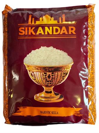 SIKANDAR EXTRA LONG SELLA RICE- RISO BASMATI PARBOILED 5kg*