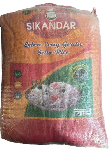 SIKANDAR EXTRA LONG SELLA RICE- RISO BASMATI PARBOILED 18kg*