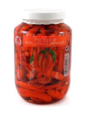 COCK PICKLED CHILLI - PEPERONCINI ROSSI SOTT'ACETO 24x454g