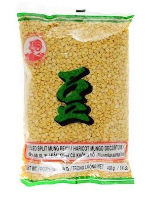 COCK PEELED SPLIT MUNG BEAN - FAGIOLI MUNGO SPEZZATI 50x400g
