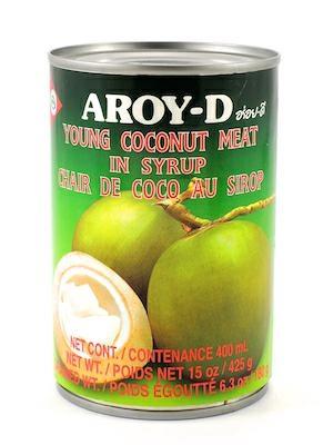 AROY-D YOUNG COCONUT MEAT - POLPA DI COCCO 24x425g