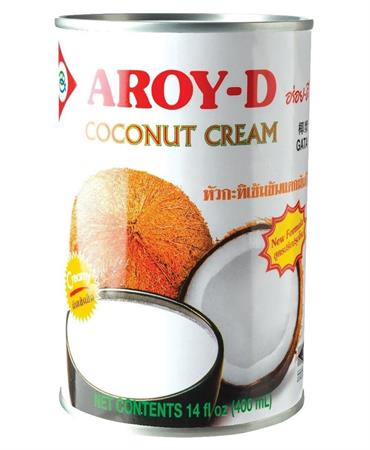 AROY-D COCONUT CREAM - CREMA DI COCCO 24x400ml