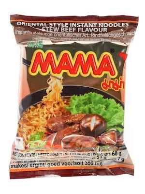 MAMA INSTANT NOODLES STEW BEEF 10/30x60g