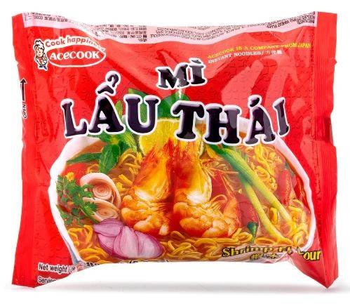 ACECOOK MI LAU THAI SHRIMP - NOODLES ISTANTANEI 30x83g*