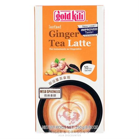 GOLD KILI GINGER TEA LATTE - BEVANDA SOLUBILE (10 bags) 24x250g