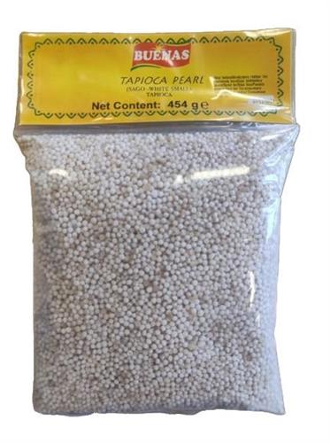 BUENAS TAPIOCA PEARL WHITE SMALL (SAGO) 20x454g