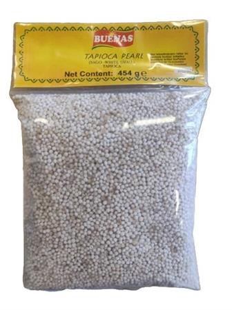 BUENAS TAPIOCA PEARL WHITE SMALL (SAGO) 20x454g