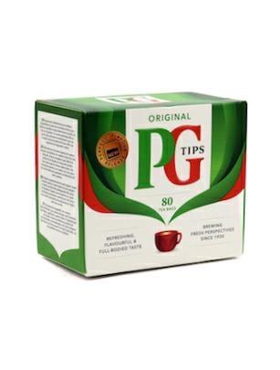 PG TIPS TE' BUSTINE (80 bags) 12x232g