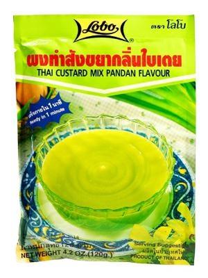 LOBO CUSTARD MIX PANDAN - MIX PER DOLCE ORIENTALE 12x120g
