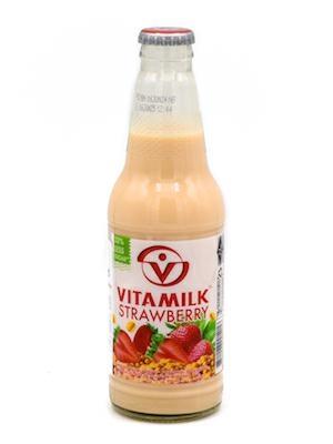 VITAMILK STRAWBERRY (VETRO) - BEVANDA ALLA SOIA 24x300ml*