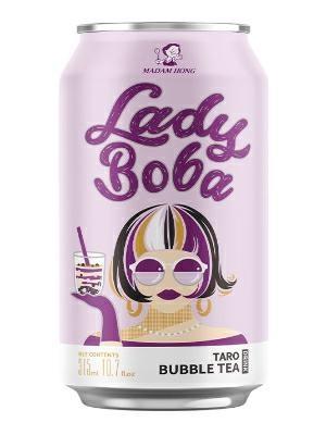 MADAM HONG LADY BOBA BUBBLE TEA TARO 24x315ml
