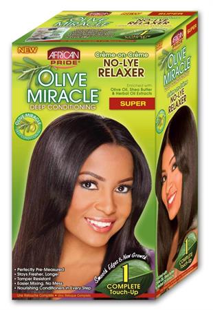 AFRICAN PRIDE OLIVE MIRACLE KIT SUPER (1 RETOUCH)