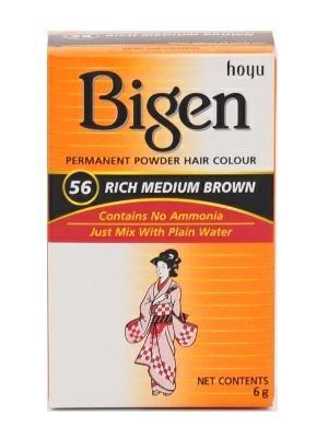 BIGEN HAIR COLOR #56 BROWN (20x)10x6g