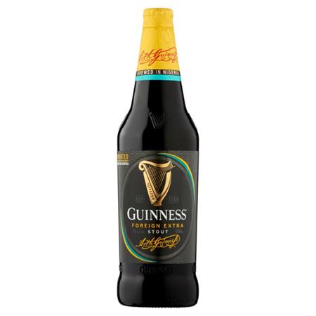 GUINNESS JOHN MARTIN BOTTIGLIA BIRRA 7,5% (NIGERIA) 12x600ml*