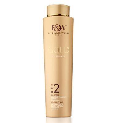 F&W GOLD (2) LAIT REVELATEUR REVITALIZING BODY LOTION 12x500ml