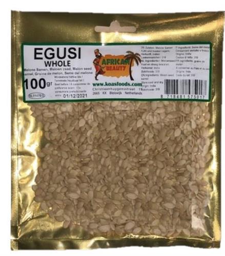 AFRICAN BEAUTY EGUSSI WHOLE - 20x100g