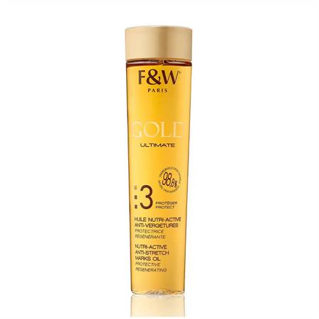 F&W GOLD (3) ANTI STRETCH MARK OIL 12x200ml