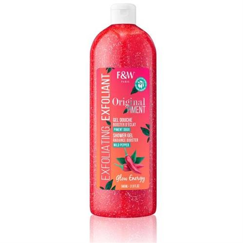 F&W ORIGINAL PIMENT MILD PEPPER SHOWER GEL SCRUB 12x940ml