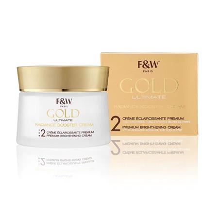 F&W GOLD (2) RADIANCE BOOSTER BRIGHTENING CREAM 12x180ml (jar)