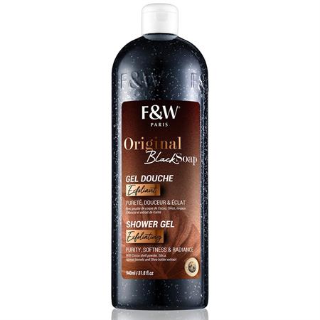 F&W BLACK SOAP SHOWER GEL SCRUB 12x940ml