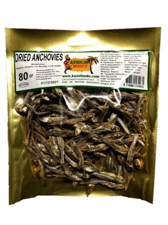 AFRICAN BEAUTY ANCHOVIES DRIED - ACCIUGHE SECCHE 10x80g