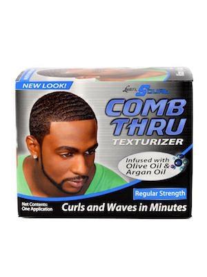 LUSTER SCURL COMB-THRU TEXTURIZER KIT FOR MEN REGULAR 12PZ/CT