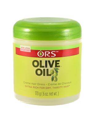 ORS OLIVE OIL HAIR DRESS CREME JAR (6oz) 6x170g