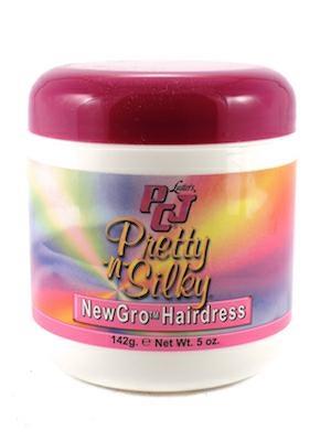 PCJ PRETTY-N-SILKY NEW GRO HAIR DRESS CREAM (5oz) 12x142g