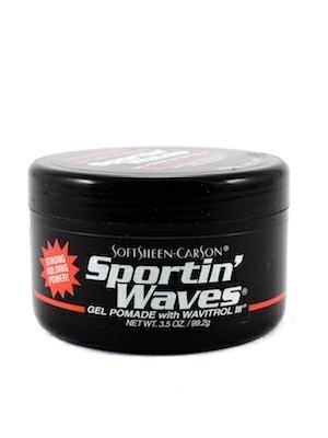 SPORTIN' WAVES GEL POMADE BLACK (3,5oz) 6x99g