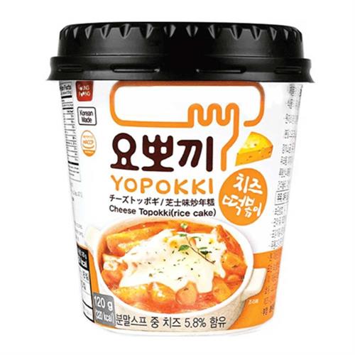 YOPOKKI TOPOKKI RICE CAKE CHEESE - PIATTO ISTANTANEO 30x120g*