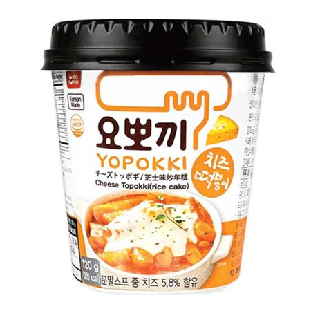 YOPOKKI TOPOKKI RICE CAKE CHEESE - PIATTO ISTANTANEO 30x120g*