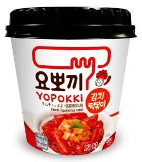 YOPOKKI TOPOKKI RICE CAKE KIMCHI - PIATTO ISTANTANEO 30x115g*