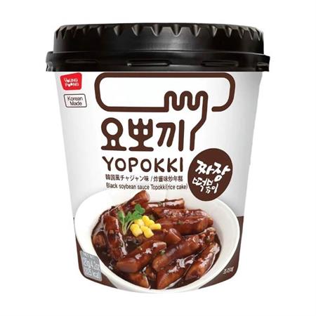 YOPOKKI TOPOKKI RICE CAKE JJAJANG - PIATTO ISTANTANEO 30x120g*