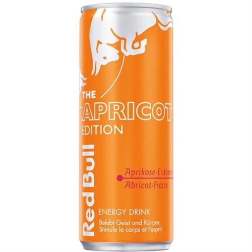 RED BULL APRICOT EDITION ENERGY DRINK - GUSTO ALBICOCCA 24x250ml