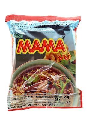MAMA INSTANT NOODLES RICE VERMICELLI (MOO NAM TOK) 30x55g