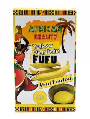 AFRICAN BEAUTY FUFU PLANTAIN YELLOW - PREPARATO PER FUFU 24x681g
