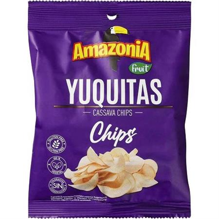 AMAZONIA YUQUITAS CASSAVA CHIPS - SNACK ALLA MANIOCA 15x57g*