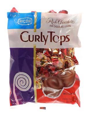 RICOA CURLY TOPS - SNACK AL CIOCCOLATO 24x150g