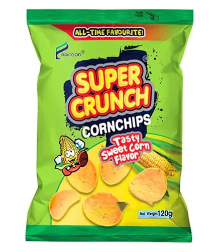 SUPER CRUNCH CORNCHIPS SWEET CORN - SNACK SALATO 50x55g