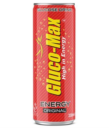GLUCOMAX ENERGY DRINK - BIBITA GASSATA CON EDULCORANTI 24x330ml