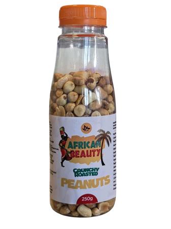 AFRICAN BEAUTY CRUNCHY ROASTED PEANUTS - ARACHIDI TOSTATE 24x250g *