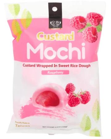 ROYAL FAMILY CUSTARD MOCHI RASPBERRY 24x110g