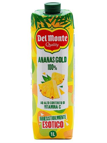 DEL MONTE PINEAPPLE GOLD - SUCCO D'ANANAS 8x1L *