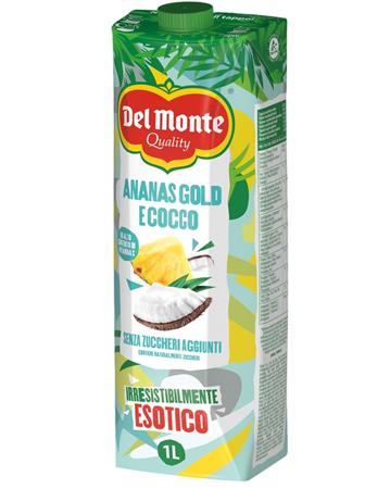 DEL MONTE PINEAPPLE & COCONUT - SUCCO D'ANANAS 8x1L *