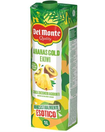 DEL MONTE PINEAPPLE & KIWI - SUCCO D'ANANAS 8x1L *