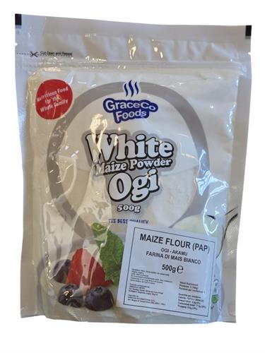 GRACECO OGI WHITE MAIZE POWDER - FARINA DI MAIS 12x500g *