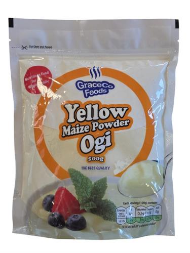 GRACECO OGI YELLOW MAIZE POWDER - FARINA DI MAIS 12x500g *