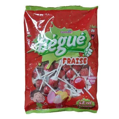 BEGUE LOLLIPOP STRAWBERRY - LECCA LECCA 12x700g *