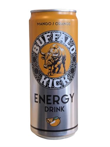 BUFFALO KICK ENERGY DRINK MANGO/ARANCIA 12x330ml *