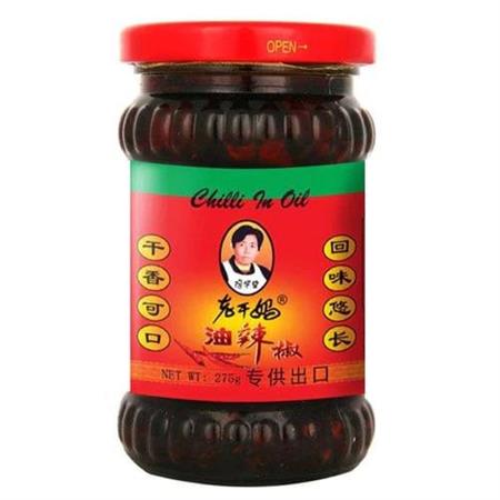 LAOGANMA CHILLI SAUCE WITH PEANUTS - SALSA PICCANTE 24x275g *